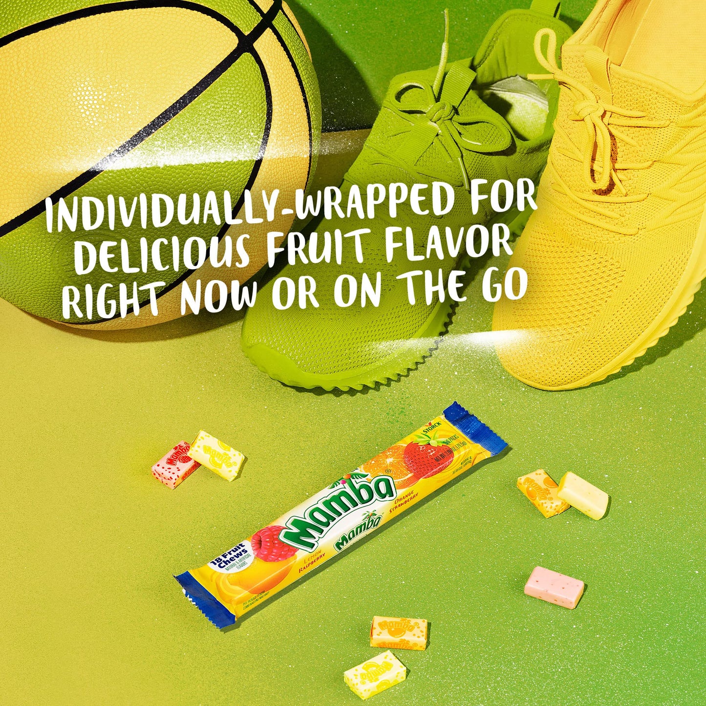 Mamba Fruit Chews Candy, 3.73 Ounces, 24 Pieces (Pack Of 24)