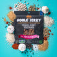 Noble Jerky - Vegan Jerky, Plant-Based High Protein Snack, Vegetarian, Non-GMO, Healthy Meat-Free Snack, Hickory Flavor, 3 Pack