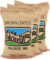Small Brown Lentils | 15 Lbs | Family Farmed In Washington State | 100% Desiccant Free | Non-Gmo Project Verified | 100% Non-Irr