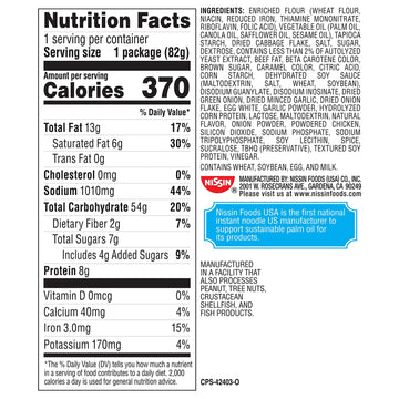Nissin Cup Noodles Stir Fry Noodles In Sauce, Korean Bbq, 2.89 Ounce (Pack Of 6)