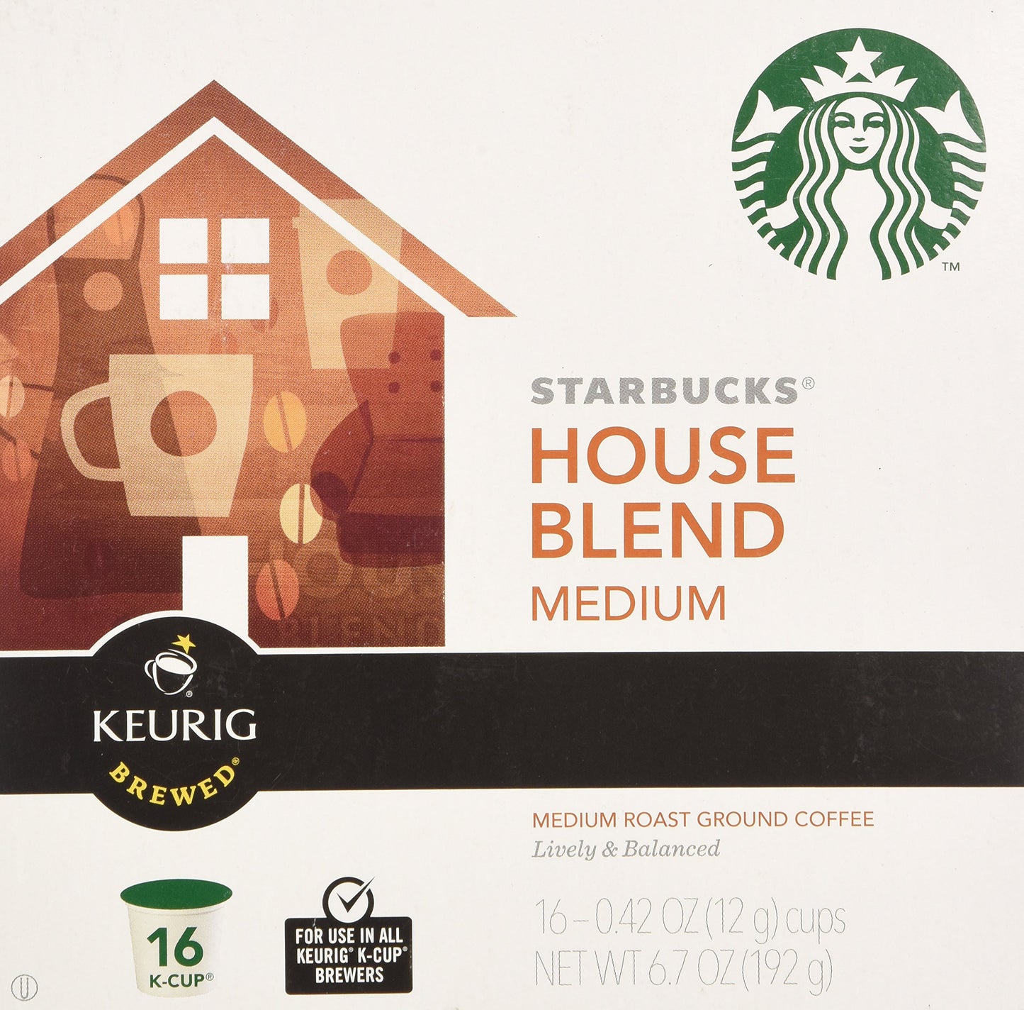 Starbucks House Blend Coffee K-Cups