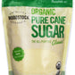 Woodstock, Evap Sugar Pure Cane, Granulated, At Least 95% Organic, 24 Oz