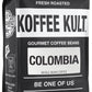 Koffee Kult Colombian Medium Roast Coffee Beans 100% Single Origin Colombia Arabica Whole Bean (Whole Bean, 32oz)