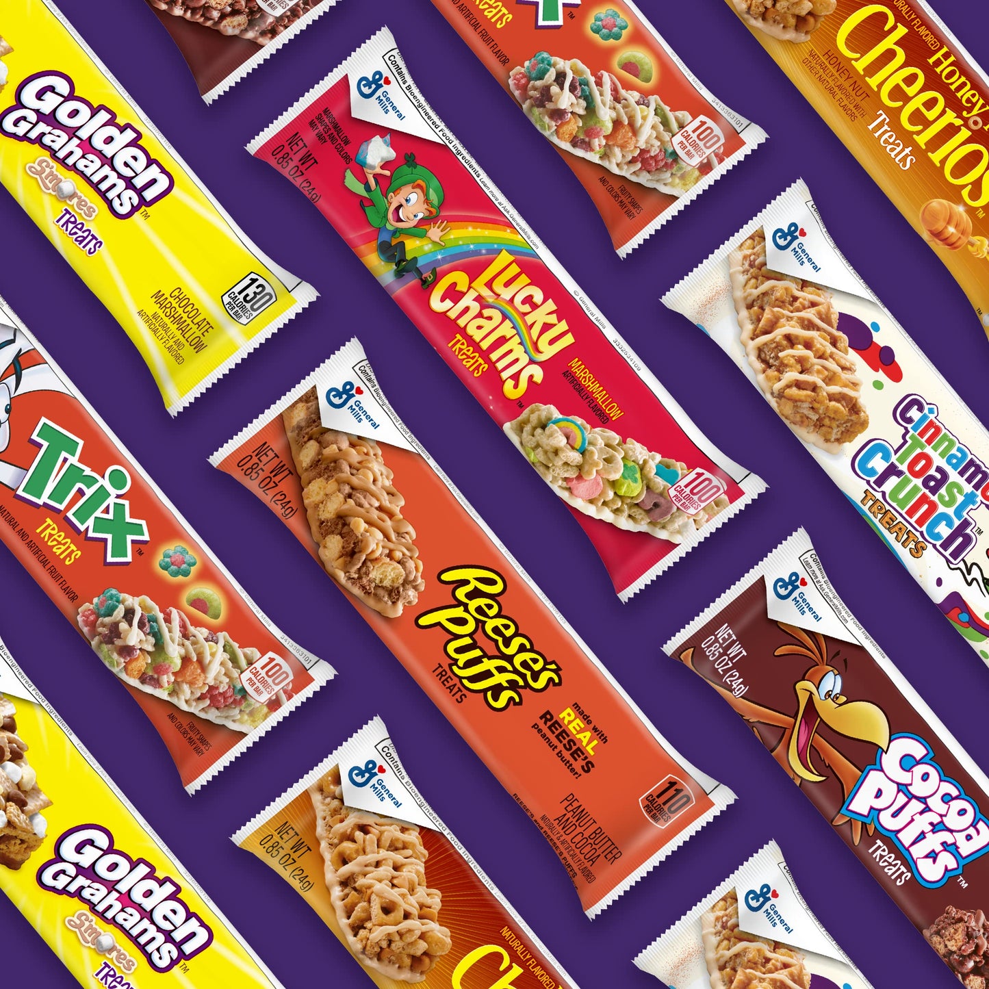 Cinnamon Toast Crunch Breakfast Cereal Treat Bars, Snack Bars, 8 ct (Pack of 5)