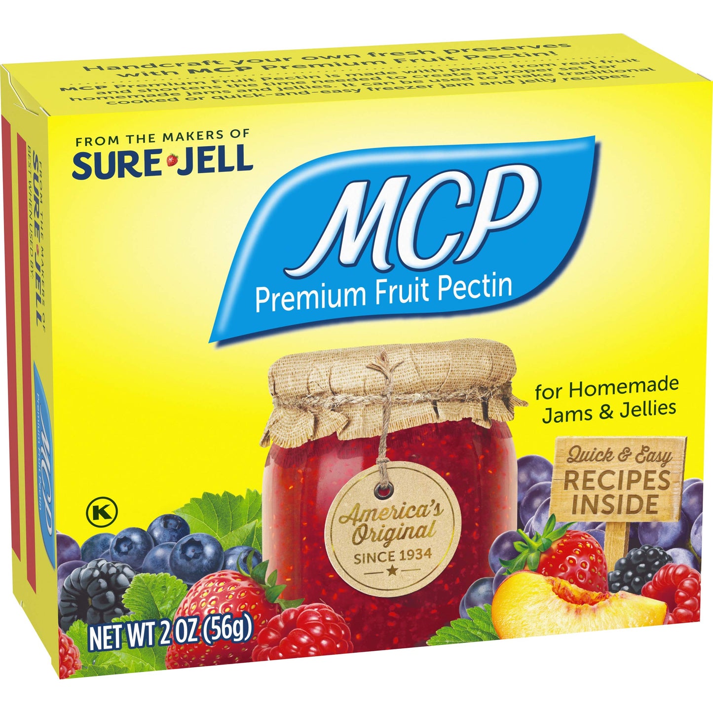 SURE-JELL Premium Fruit Pectin, 8 Count, 16 Ounce, Model 00043000076071