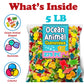 Fish Candy Ocean Gummies, 5 Lbs Bulk, Ocean Friends Sea Creatures, Assorted Flavors And Fish Shapes, Sharks, Turtles And More, S