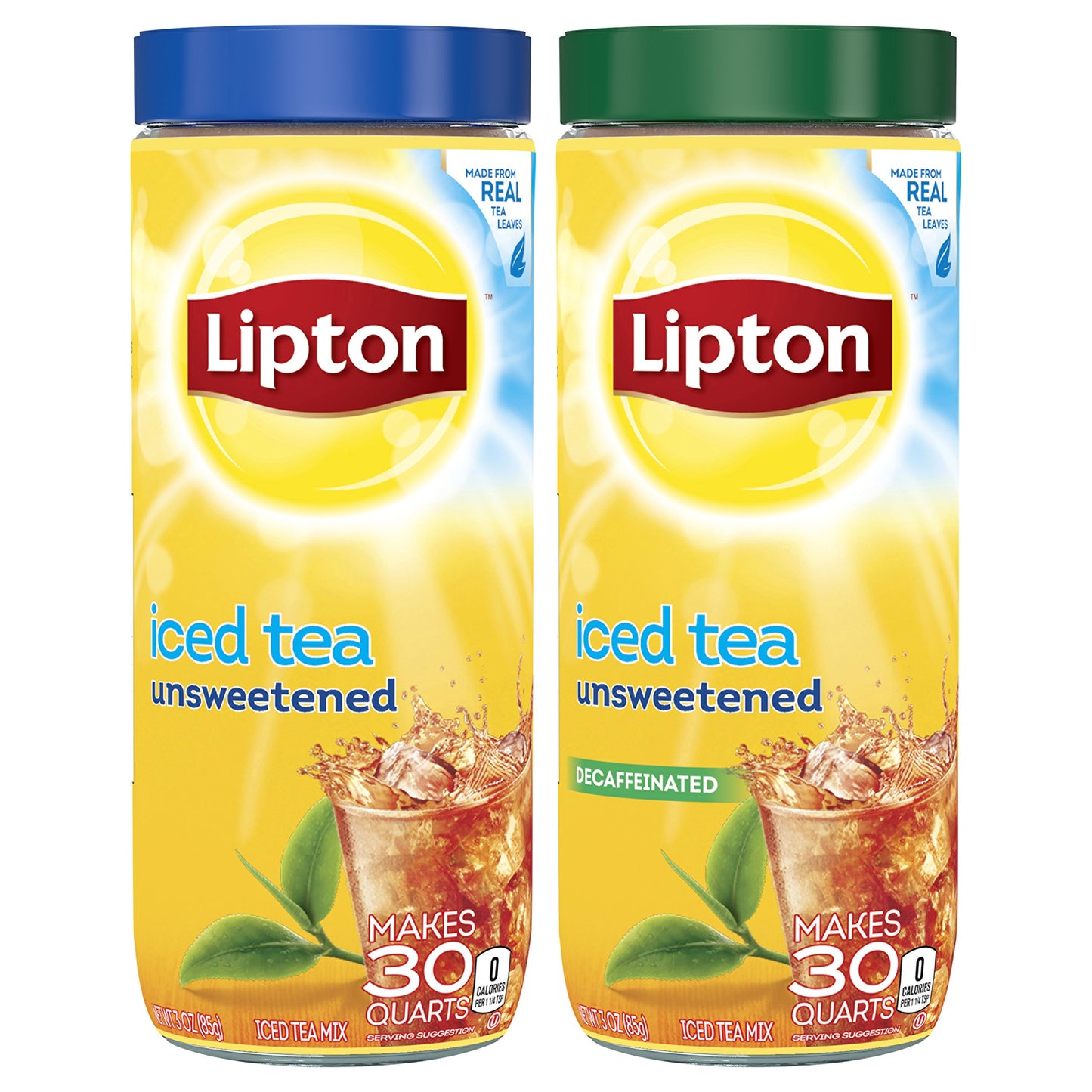 Lipton Unsweetened Iced Tea Mix, 3 Ounce (Pack of 3), Model 00041000211300