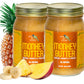 Green Jay Gourmet Monkey Butter - All-Natural Banana & Pineapple Spread - Gluten-Free - 2 x 19 Ounces
