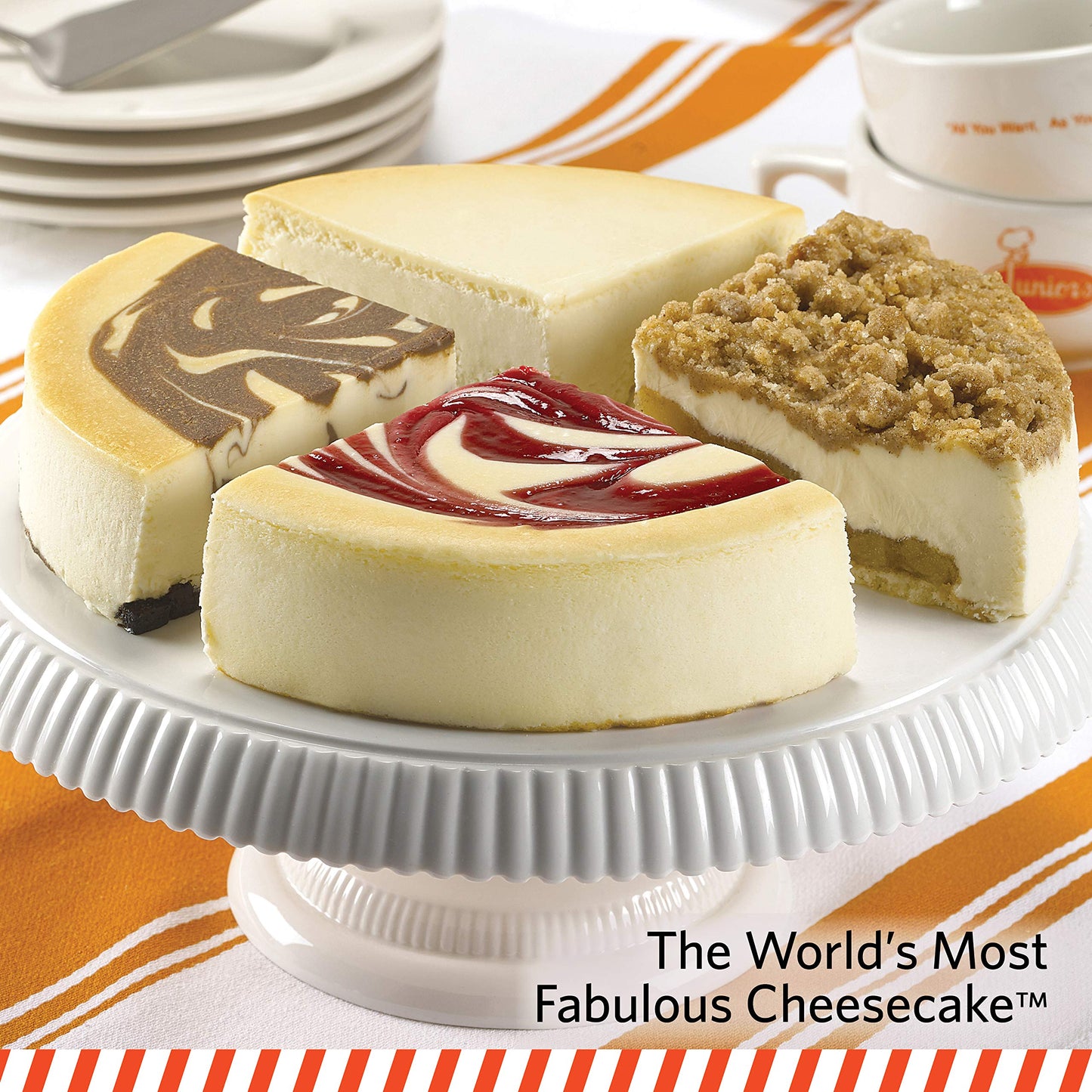 Juniors Cheesecake 8 Best of Sampler (Serves 10-12)
