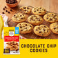 Nestle Toll House Chocolate Chip Cookie Dough with 100% Real Chocolate Chips - 2 Dozen Ready To Bake Just Like Homemade Chocolat