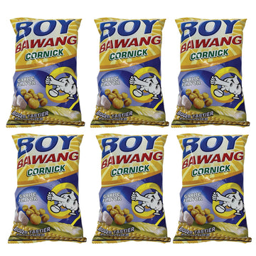 Boy Bawang Cornick Garlic 3.54oz (100g), 6 Pack