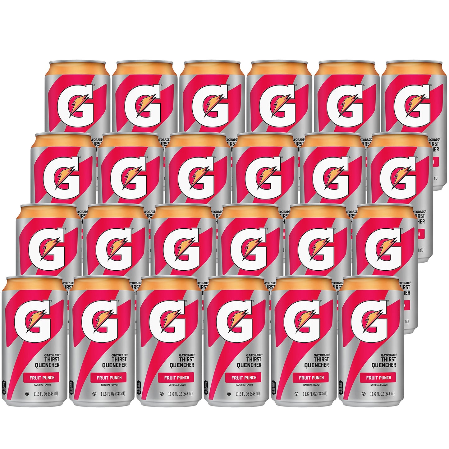 Gatorade Thirst Quencher, Fruit Punch, 11.6 Fl Oz (Pack Of 24)