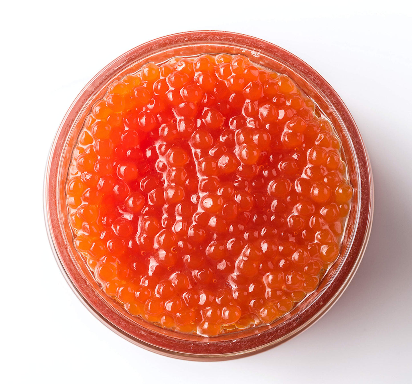 Eurocaviar - Shikran - Smoked Salmon Caviar Pearls 3.52 Oz [100 G] [Enhanced Caviar Alternative]