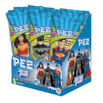 Pez Candy Dc Comics Justice League Assortment Candy Dispensers, 6.96 Ounce (Pack Of 12)