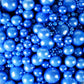 Kasvan Royal Blue Pearl Sugar Sprinkles - Edible Candy Pearls 130G/4.58 Oz, Mix Size, Baking Cake Decorations, Ice Cream Topping