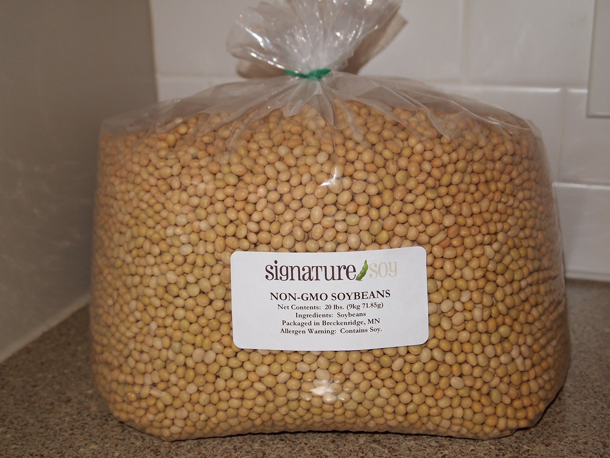 Signature Soy Non-Gmo Soybeans For Making Soymilk & Tofu 20 Lbs. Fresh Crop