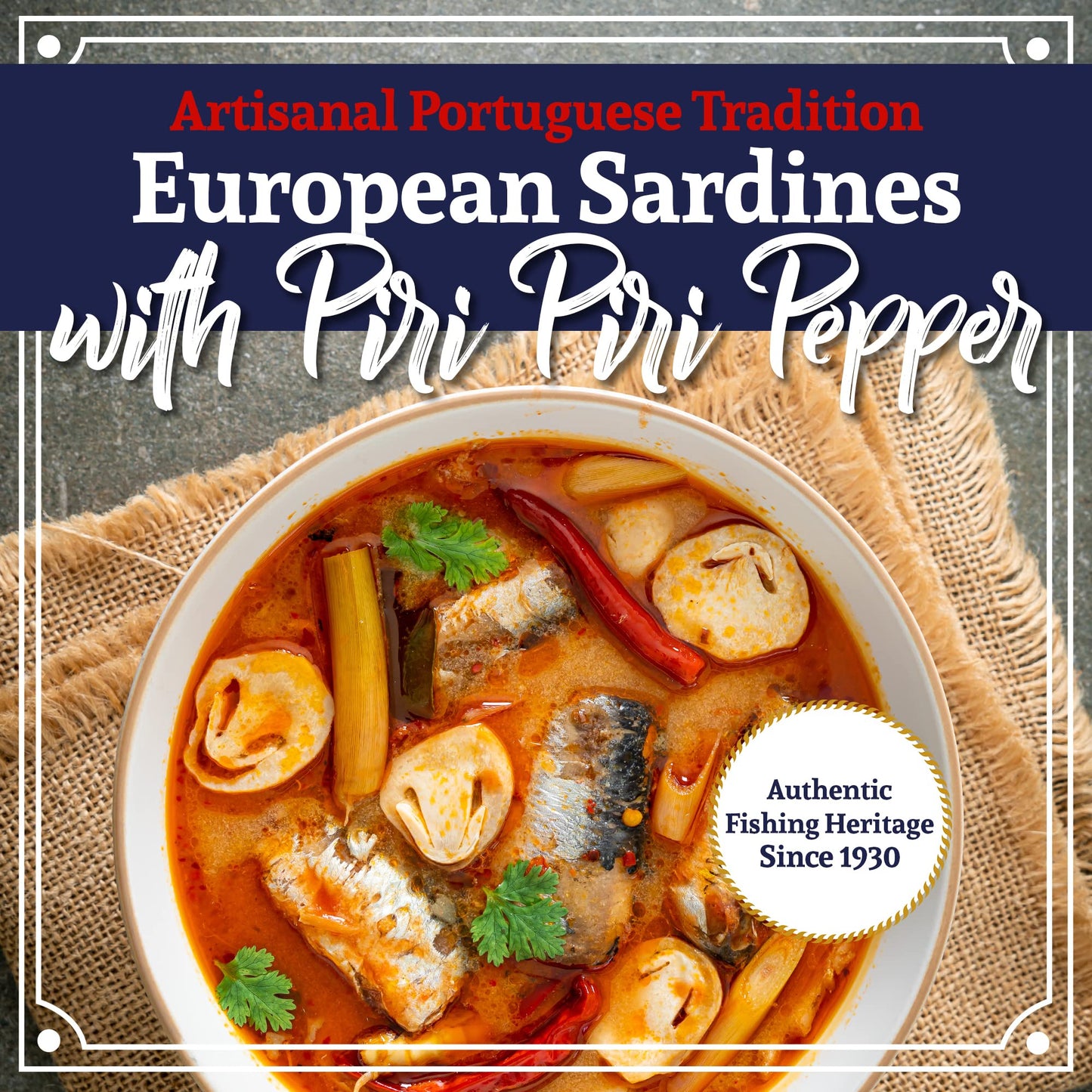 Santo Amaro Authentic Sardines in Olive Oil & Piri Piri, 4.2 oz (Pack of 3), Wild Caught, Lightly Smoked, 20g Protein