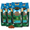 Gold Coffee Company Blue Mountain Premium Blend | Gourmet Medium Roast Ground Coffee | 100% Arabica Roasted Beans | 1 lb. (Pack 