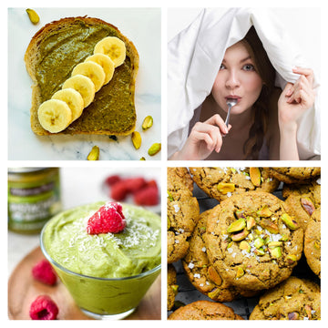 Wilderness Poets, Pistachio Butter - Organic, Raw, 100% Pistachio (64 Ounce - 4 Pound) - Half Gallon Glass Jar