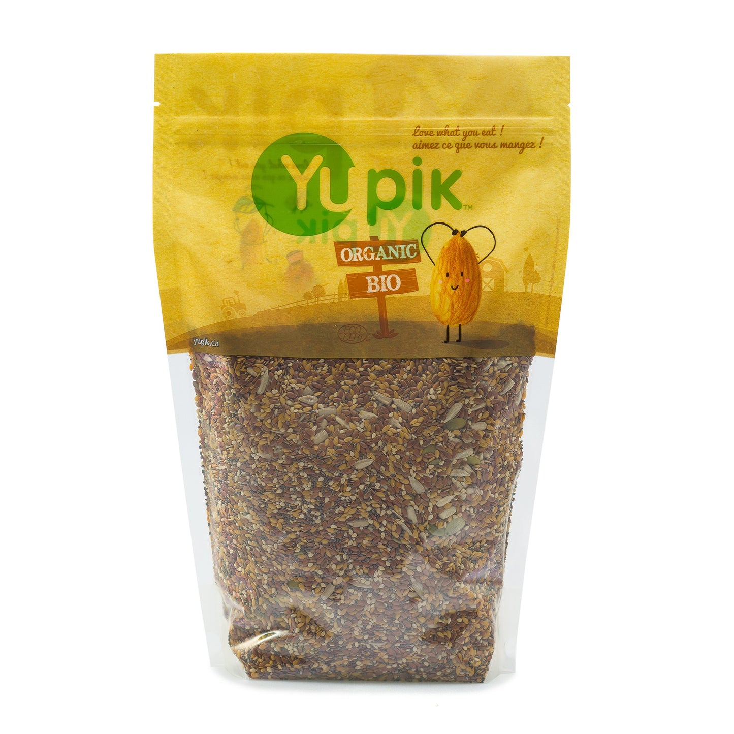 Yupik Organic Super 6 Seeds Mix 2.2 lb NongMO Vegan