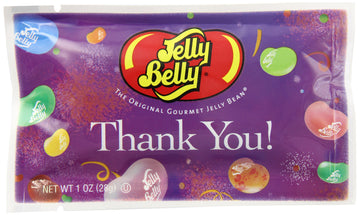 Jelly Belly ''Thank You'' Jelly Beans, Assorted Flavors, 1-Oz, 30 Pack