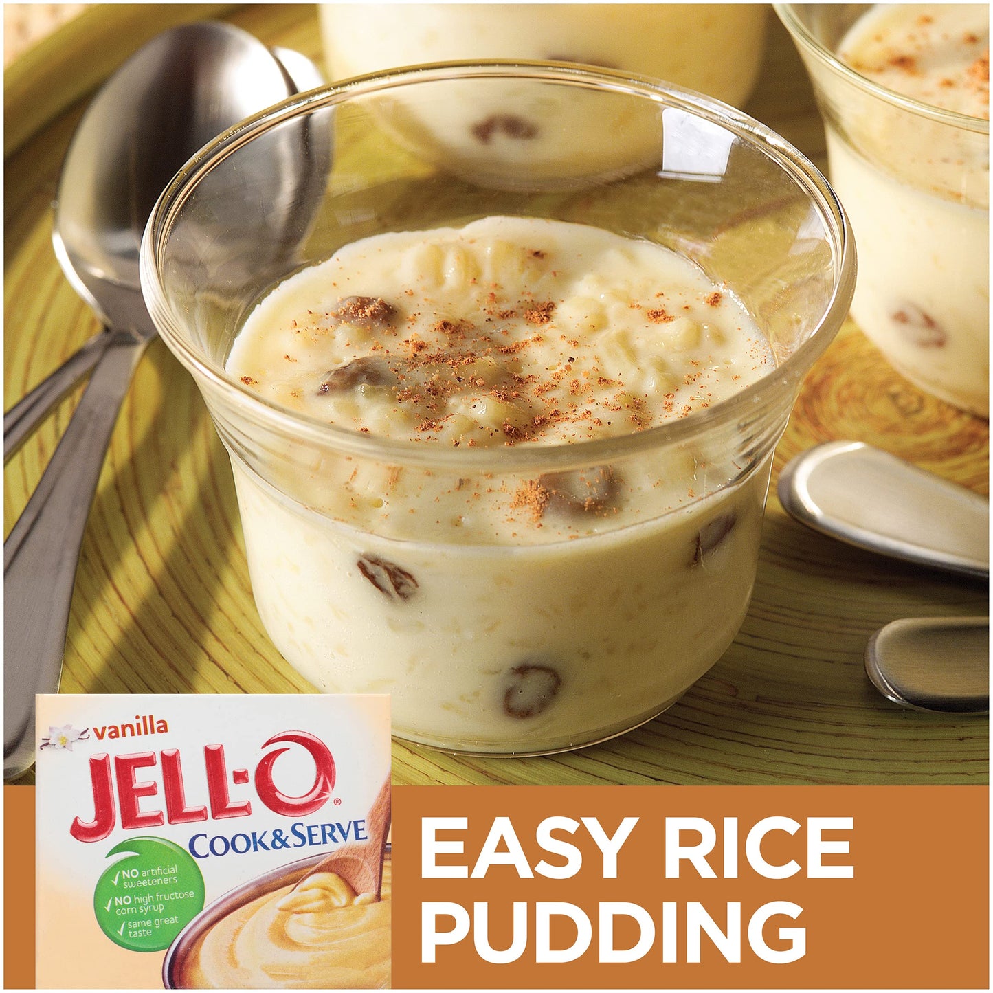 Jell-O Vanilla Cook & Serve Pudding, 3 Oz (85G) 4-Pack