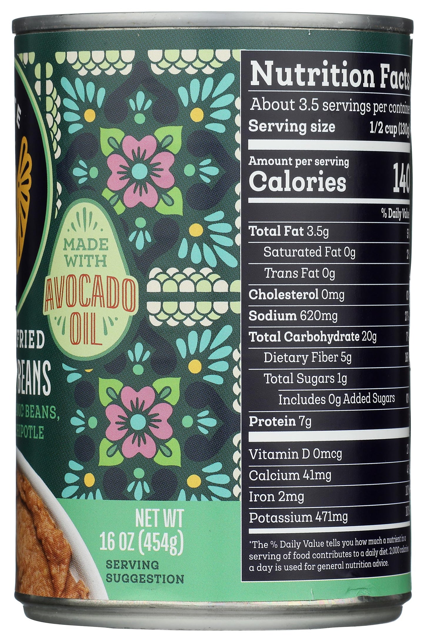 Siete Beans Refried Ranchero 16 Oz