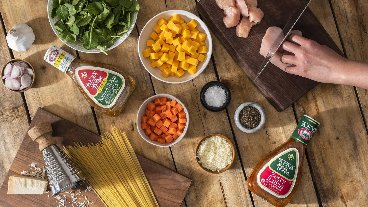 Kens Foods Lite North Italian Dressing, 16 Fl Oz