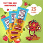 Yo! Bar By Bearded Brothers Vegan Organic Kids Bar, Strawberry (25 Bars) - Gluten Free, Paleo And Whole 30 | Soy Free, Non-Gmo, Low Glycemic, No Sugar Added, Fiber + Whole Foods