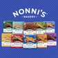 Nonnis Pumpkin Spice Biscotti Holiday Cookies - 6 Boxes Pumpkin Cookies - Pumpkin Biscotti w/Cinnamon Icing - Biscotti Individu