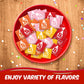 Strburst Original Fruit Chews 1 Pound Approx 90 Pieces - Bulk Candy Of Individually Wrapped Candy Bulk, Tropical Chewy Fruity Ca