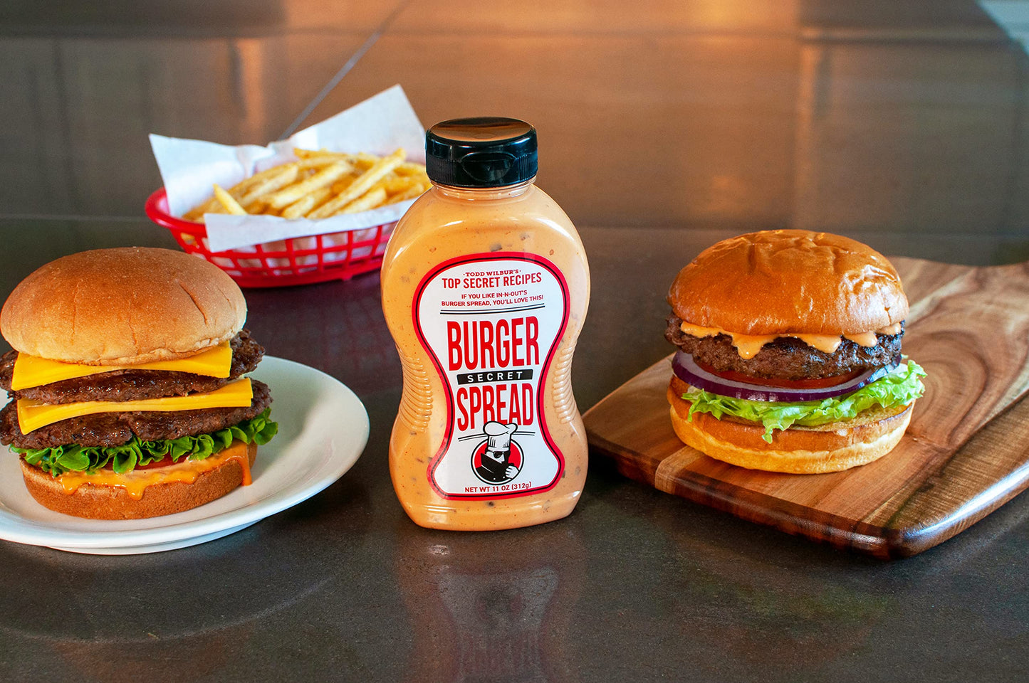 Todd Wilbur s Top Secret Burger Secret Spread (Like In-N-Out Burger Sauce) - Use on Burgers, Sandwiches, and Wraps - MSG & Glut