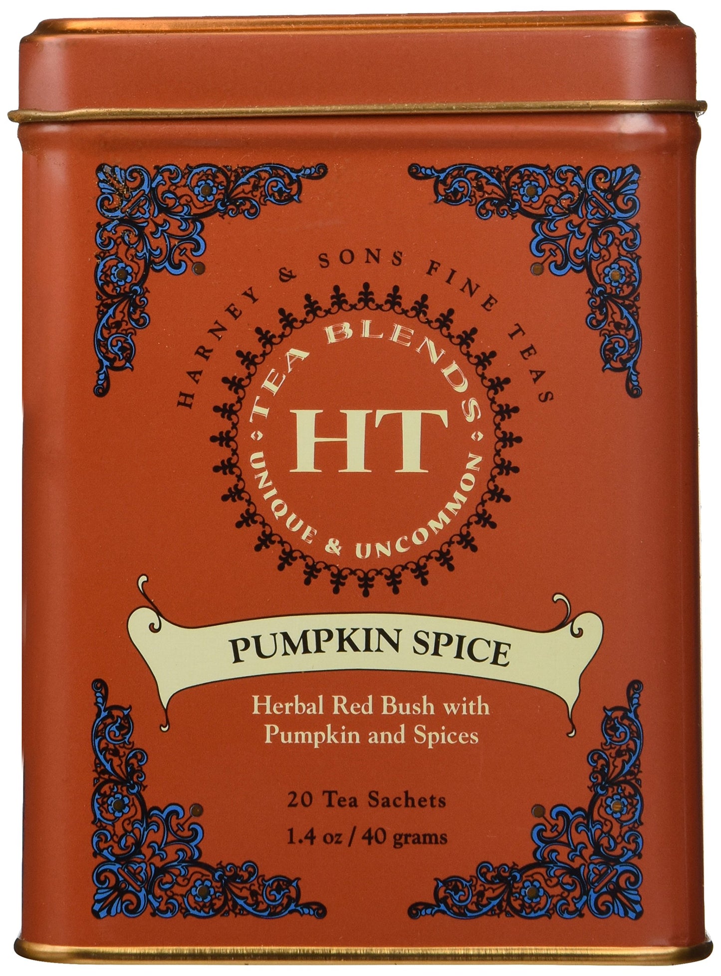 Harney & Sons Fine Teas Pumpkin Spice Tin- 20 Sachets