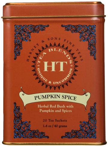 Harney & Sons Fine Teas Pumpkin Spice Tin- 20 Sachets