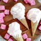 All Pink Strawberry Chewy Candy, 1 LB (Approx. 90 Pieces) Bulk Bag - Pink Individually Wrapped Candy, Perfect for Parties, Event