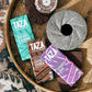 Taza Chocolate Organic Amaze Bar 95% Stone Ground  Wicked Dark with Almonds  2.5 Ounce (6 Count)  Vegan