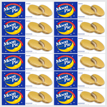 Mini Moon Pies - 72 Count (12 Boxes, 6 Each) Individually Wrapped - Bulk Snacks for Office, Staff, Clients, Meetings, Training, 