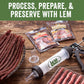 LEM Backwoods Reduced Sodium Jerky Seasoning, Ideal for Wild Game, 18.3 Ounce Packet, Seasons Up to 25 Pounds of Meat
