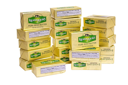 Kerrygold Salted Butter, 8 Oz Foil Pack (Pack Of 20)