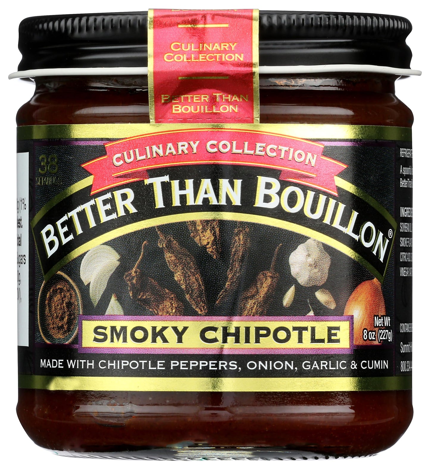 Better Than Bouillon Smoky Chipotle Base, Culinary Collection, Zero Trans Fat, 8 Ounces (Pack Of 6)