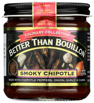 Better Than Bouillon Smoky Chipotle Base, Culinary Collection, Zero Trans Fat, 8 Ounces (Pack Of 6)