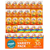 Variety Pack Gold-fish Crackers for Kids, Individual Bags, 30 Pouches, Bulk Snacks Assortment by Baigwal
