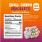Skull Candy Bracelets - 21 Ounce Bag (40 Count) - Candy Bracelets Individually Wrapped - Fun Candies for Goodie Bags and Classroom Rewards - Party Favors by Funtasty
