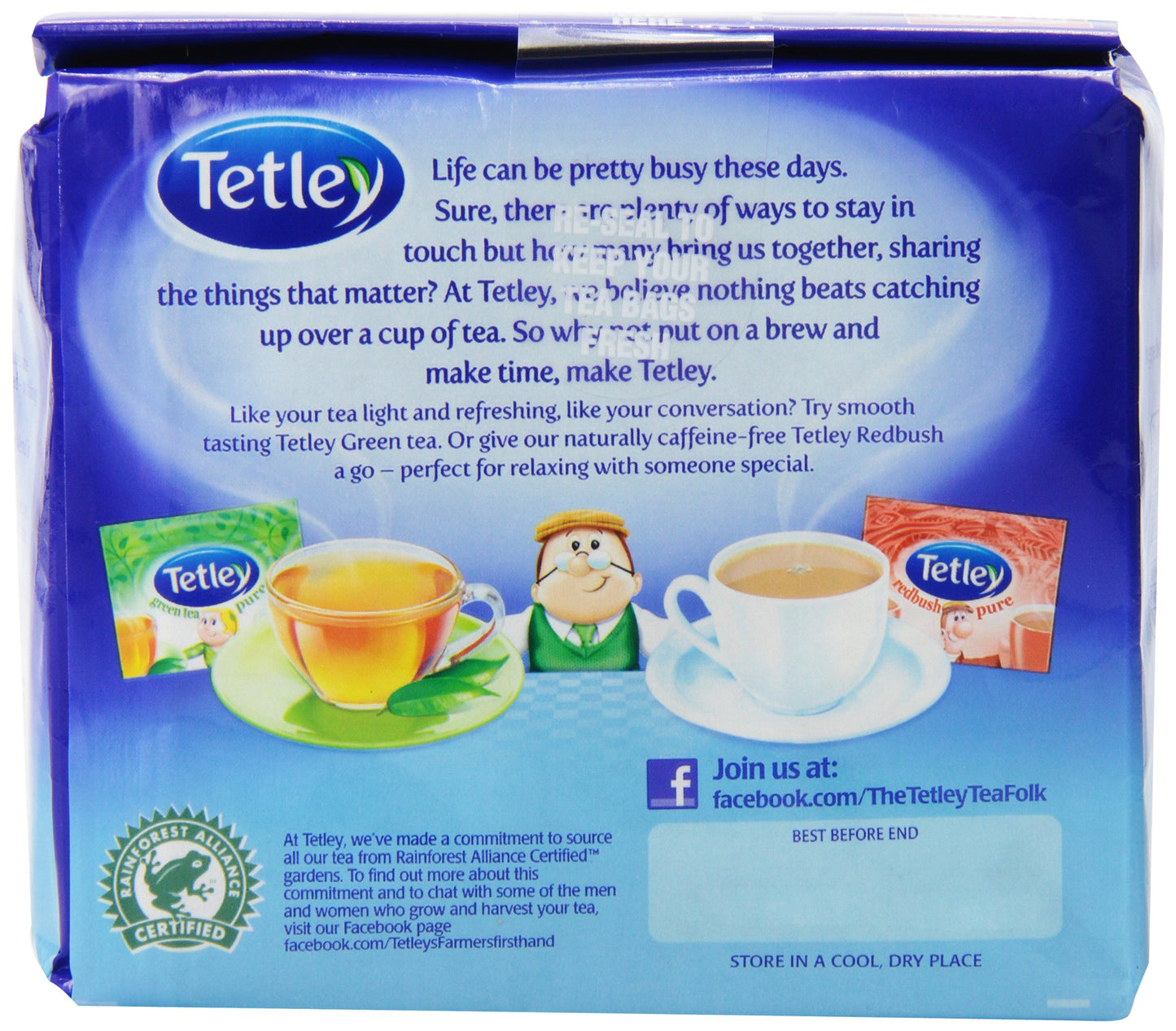 Tetley Tea, 80 Count Tea Bag (Pack Of 6)