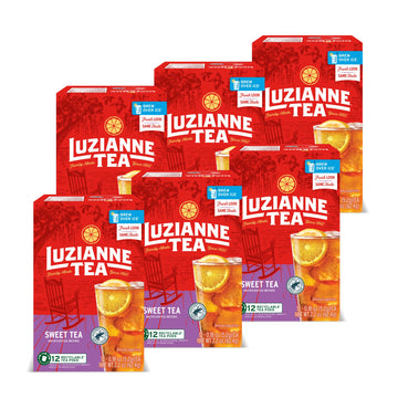 Luzianne Sweet Iced Tea Single Serve Pods, 12Ct Box (Pack Of 6)