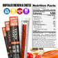 Wicked Cutz Meat & Cheese Sticks, High Protein Snacks, Gluten Free, 24 Pack, Italian Beef & Cheese & Buffalo Chicken & Cheese