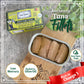Santo Amaro Artisanal Wild Tuna Fillets in Olive Oil & Oregano, 4.2 oz (Pack of 3), Pole & Line Caught, 22g Protein, Keto