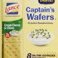 Captain'S Wafers Crackers, Cream Cheese And Chives ,11 Ounces (3 To Go Packs)
