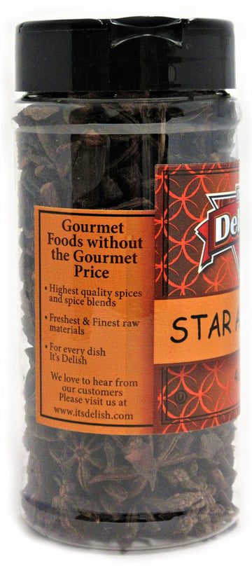 Its Delish Star Anise Spice, 4 Ounce Pack, Aromatic Flavoring for Cooking