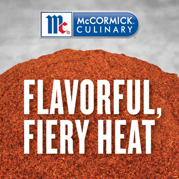 McCormick Culinary Ground Cayenne Pepper Powder, 14 oz - Ideal for Rubs, Marinades, Meats, and Sauces